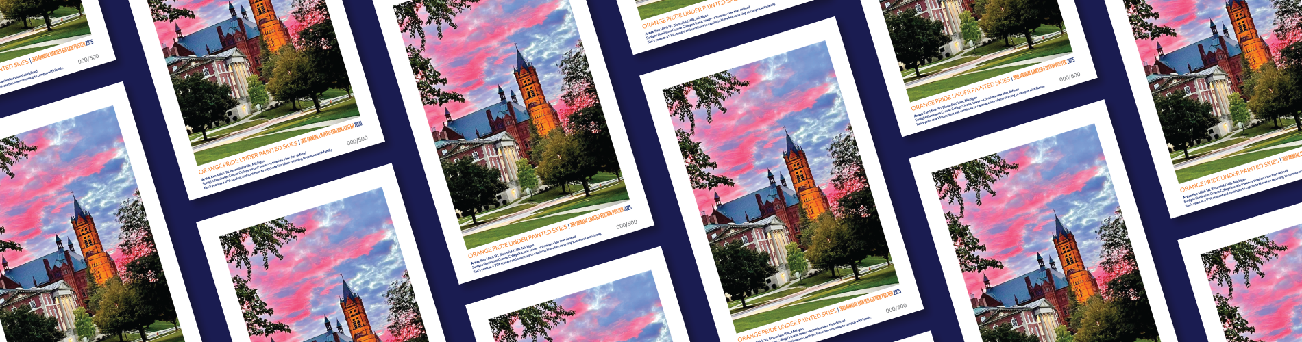 Collage of the limited-edition poster