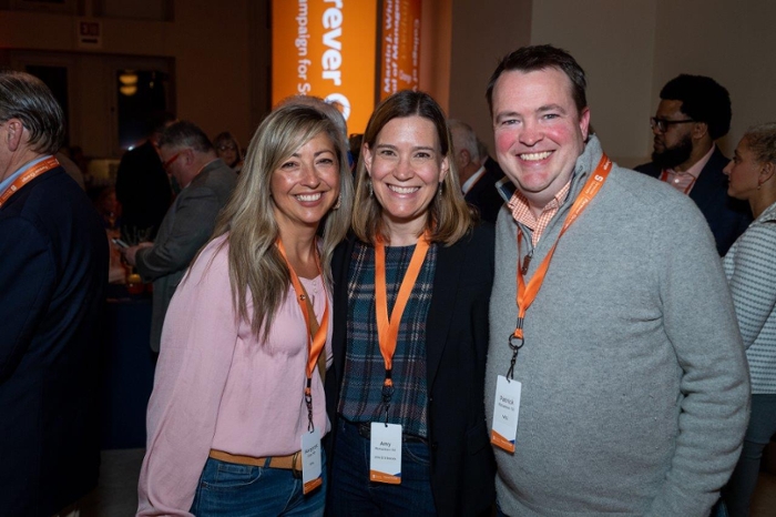 Margaret Daly '96 with Amy '02 and Patrick Richardson '02